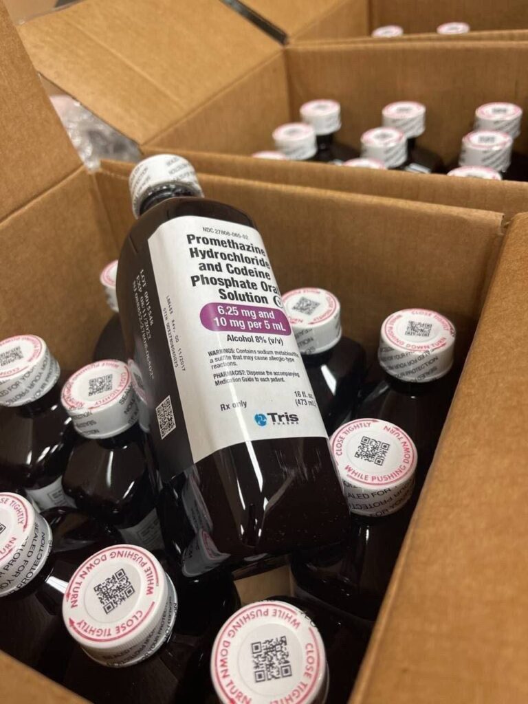 Big bottles Tris drank